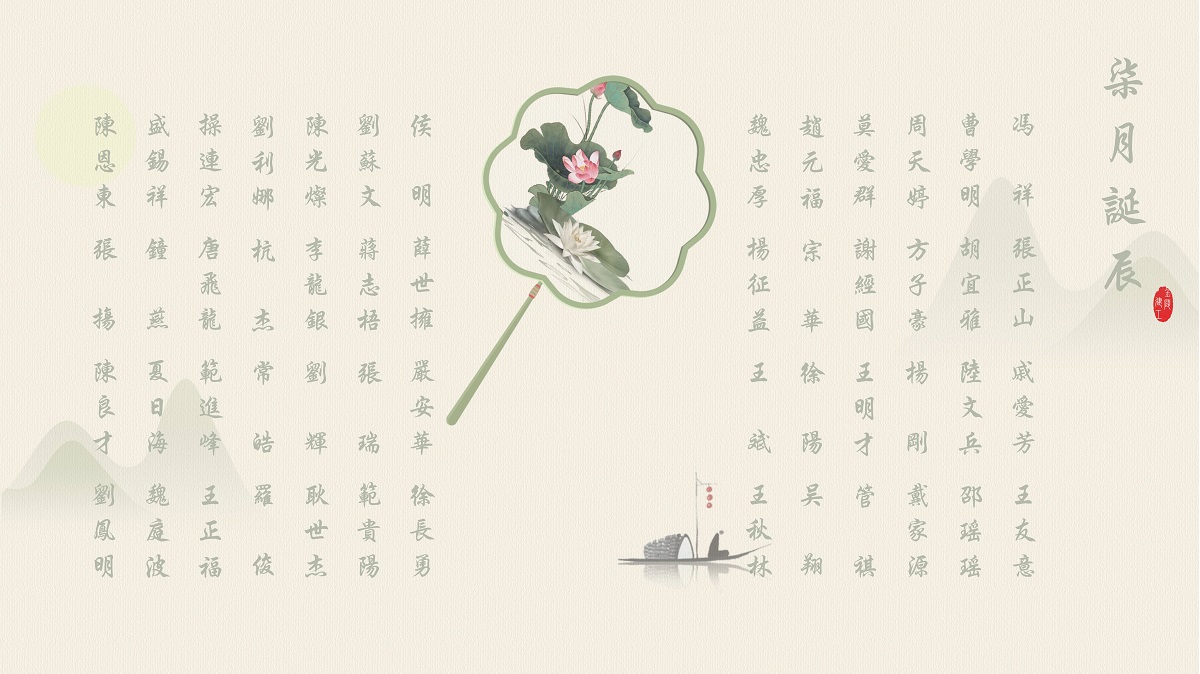 【生日祝?！抗ё?月生日的員工生日快樂！